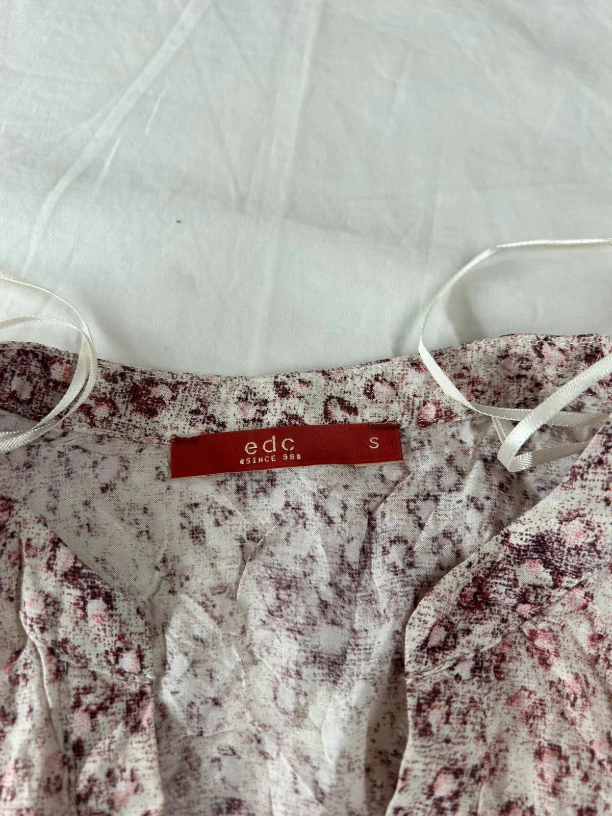 Lange mouw blouse edc vintage met veelkleurige patronen – photo 6